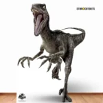 SC1280 Velociraptor Blue Dinosaur (Jurassic World) Official Large + Mini Cardboard Cutout Standee Room
