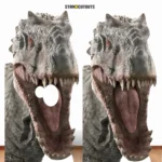 SC1281 Indominus Rex Dinosaur (Jurassic World) Official Large Stand-In Cardboard Cutout Standee Hole