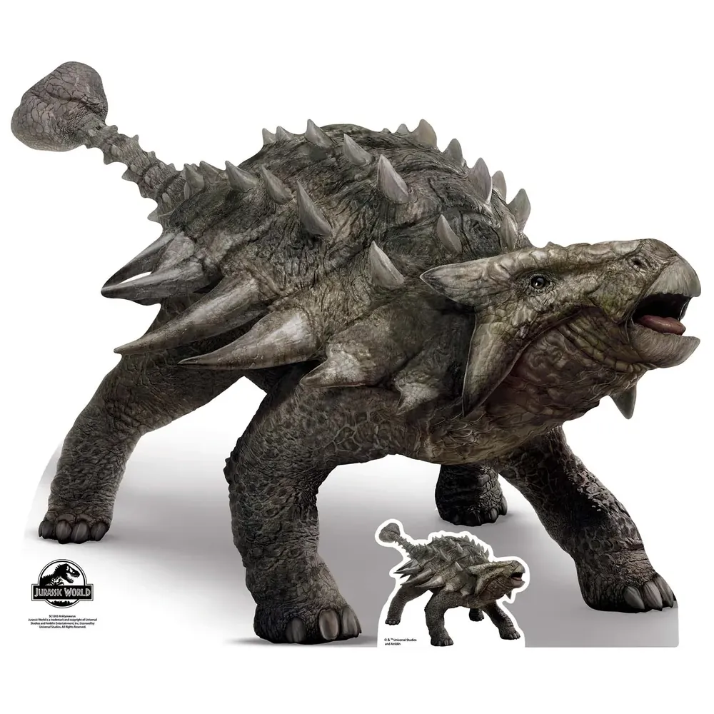 SC1283 Ankylosaurus Dinosaur (Jurassic World) Official Large + Mini Cardboard Cutout Standee SC1283 Ankylosaurus Dinosaur (Jurassic World) Official Large + Mini Cardboard Cutout Standee