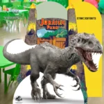 SC1284 Indominus Rex Dinosaur (Jurassic World) Official Large + Mini Cardboard Cutout Standee Extra