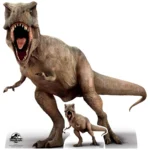 SC1285 Tyrannosaurus Rex Dinosaur (Jurassic World) Official Large + Mini Cardboard Cutout Standee