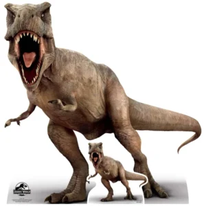 SC1285 Tyrannosaurus Rex Dinosaur (Jurassic World) Official Large + Mini Cardboard Cutout Standee