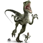SC1288 Charlie Velociraptor Dinosaur (Jurassic World) Official Large + Mini Cardboard Cutout Standee