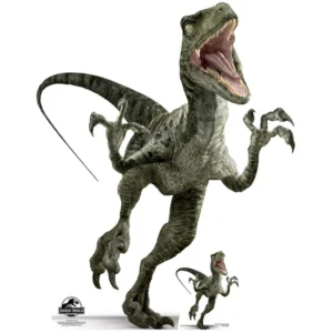 SC1288 Charlie Velociraptor Dinosaur (Jurassic World) Official Large + Mini Cardboard Cutout Standee