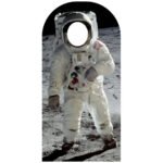 SC1347 Buzz Aldrin Astronaut Classic Lifesize Stand In Cardboard Cutout Standee Face Hole