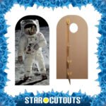 SC1347 Buzz Aldrin Astronaut Classic Lifesize Stand In Cardboard Cutout Standee Frame