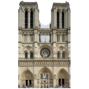 SC1358 Notre-Dame Cathedral of Paris Large + Mini Cardboard Cutout Standee