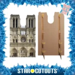 SC1358 Notre-Dame Cathedral of Paris Large + Mini Cardboard Cutout Standee Frame