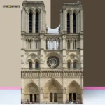 SC1358 Notre-Dame Cathedral of Paris Large + Mini Cardboard Cutout Standee Room 2