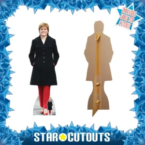 SC1449 Nicola Sturgeon (Scottish Politician) Lifesize + Mini Cardboard Cutout Standee Frame