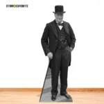 SC1451 Winston Churchill (British Former Politician) Lifesize + Mini Cardboard Cutout Standee Room