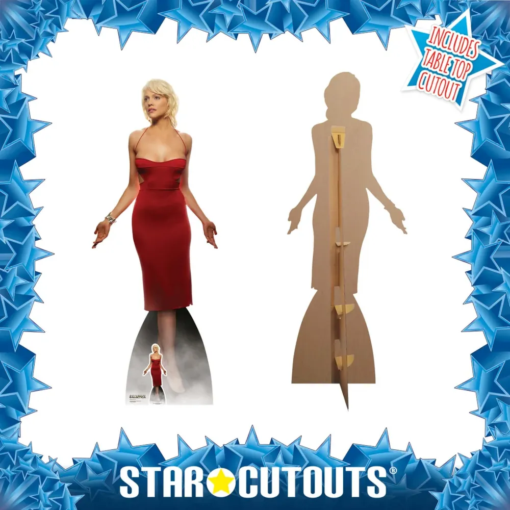 SC1641 Number Six (Battlestar Galactica) Lifesize + Mini Cardboard Cutout Standee Frame