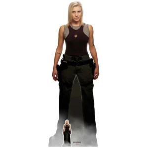SC1642 Capt. Kara Starbuck Thrace (Battlestar Galactica) Lifesize + Mini Cardboard Cutout Standee