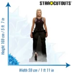 SC1642 Capt. Kara Starbuck Thrace (Battlestar Galactica) Lifesize + Mini Cardboard Cutout Standee Size