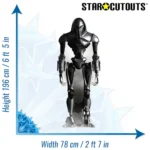 SC1643 Cylon (Battlestar Galactica) Lifesize + Mini Cardboard Cutout Standee Size