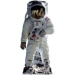 SC1695 Buzz Aldrin Moonshot Astronaut Lifesize Mini Cardboard Cutout Standee