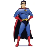 SC175 Cartoon Superhero Lifesize Cardboard Cutout Standee