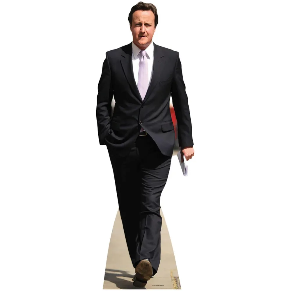 SC197 David Cameron (British Politician) Lifesize Cardboard Cutout Standee SC197 David Cameron (British Politician) Lifesize Cardboard Cutout Standee