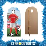 SC199 England Footballer World CupEuro Lifesize Stand-In Cardboard Cutout Standee Frame