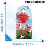 SC199 England Footballer World CupEuro Lifesize Stand-In Cardboard Cutout Standee Size