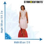 SC2012 Michelle Obama Lace Dress American Attorney Lifesize Cardboard Cutout Standee Size