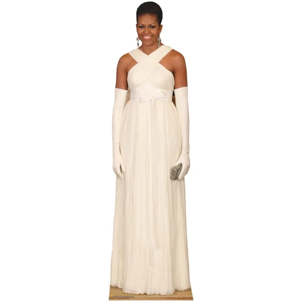 SC2013_Michelle_Obama_Formal_Dress_American_Attorney_Lifesize_Cardboard_Cutout_Standee SC2013 Michelle Obama Formal Dress American Attorney Lifesize Cardboard Cutout Standee