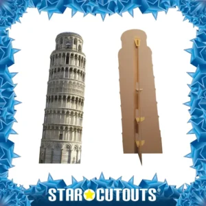 SC222 Leaning Tower of Pisa (Famous Landmark) Large Cardboard Cutout Standee Frame