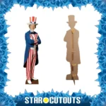 SC379 Uncle Sam (Party Prop) Lifesize Cardboard Cutout Standee Frame