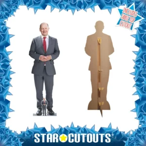 SC4075 Rishi Sunak (German Politician) Lifesize + Mini Cardboard Cutout Standee Frame