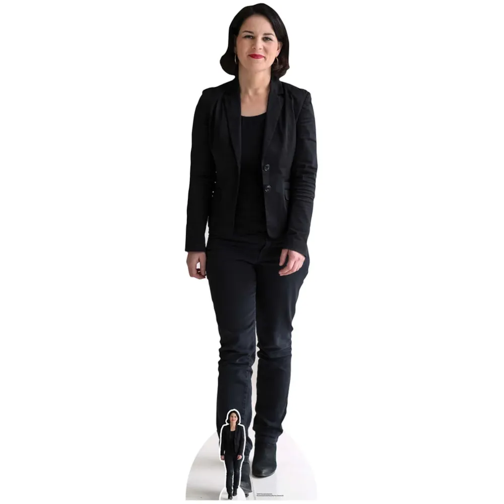 SC4077 Annalena Baerbock (German Politician) Lifesize + Mini Cardboard Cutout Standee SC4077 Annalena Baerbock (German Politician) Lifesize + Mini Cardboard Cutout Standee