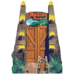 SC4079 Jurassic Park Entrance Sign Official Large + Mini Cardboard Cutout Standee