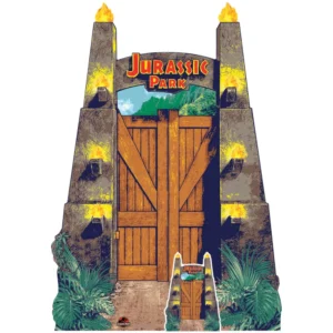 SC4079 Jurassic Park Entrance Sign Official Large + Mini Cardboard Cutout Standee