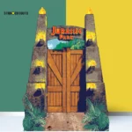 SC4079 Jurassic Park Entrance Sign Official Large + Mini Cardboard Cutout Standee Wall