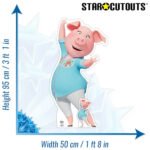 SC4082 Rosita Pig Sing 2 Official Lifesize Mini Cardboard Cutout Standee Size