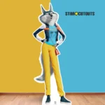 SC4086 Porsha Crystal the Wolf (Sing 2) Official Lifesize + Mini Cardboard Cutout Standee Wall