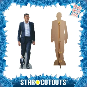 SC4186 Rishi Sunak (British Politician) Lifesize + Mini Cardboard Cutout Standee Frame