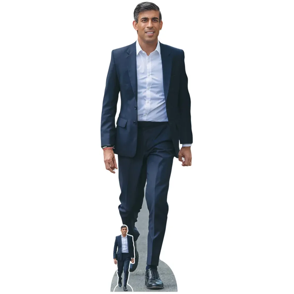 SC4186 Rishi Sunak (British Politician) Lifesize + Mini Cardboard Cutout Standee SC4186 Rishi Sunak (British Politician) Lifesize + Mini Cardboard Cutout Standee
