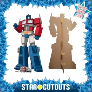 SC4927 Optimus Prime (Transformers Animation) Official Lifesize + Mini Cardboard Cutout Standee Frame