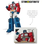 SC4927 Optimus Prime (Transformers Animation) Official Lifesize + Mini Cardboard Cutout Standee Packaging