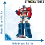 SC4927 Optimus Prime (Transformers Animation) Official Lifesize + Mini Cardboard Cutout Standee Size