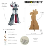 SC4928 Megatron (Transformers Animation) Official Lifesize + Mini Cardboard Cutout Standee Features