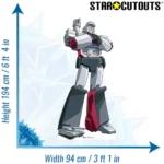 SC4928 Megatron (Transformers Animation) Official Lifesize + Mini Cardboard Cutout Standee Size