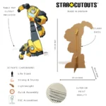SC4929 Bumblebee (Transformers Animation) Official Large + Mini Cardboard Cutout Standee Features