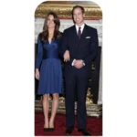 SC596 Prince William & Kate Middleton Lifesize Stand-In Cardboard Cutout Standee