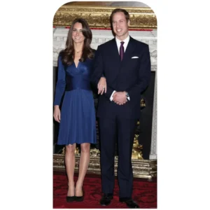 SC596 Prince William & Kate Middleton Lifesize Stand-In Cardboard Cutout Standee