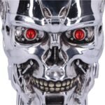 Terminator 2: Judgement Day - T-800 Head Silver Finish Collectable Goblet (19.5cm) - Image 2