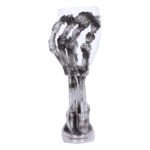 Terminator 2: Judgement Day - T-800 Hand Silver Finish Goblet Wine Glass (20cm) - Image 5