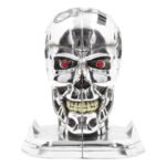Terminator 2: Judgement Day - T-800 Head Silver Finish Resin Bookends (18cm) - Image 4
