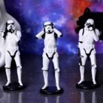 Original Stormtrooper - Three Wise Collectable Resin Figurines (14cm)