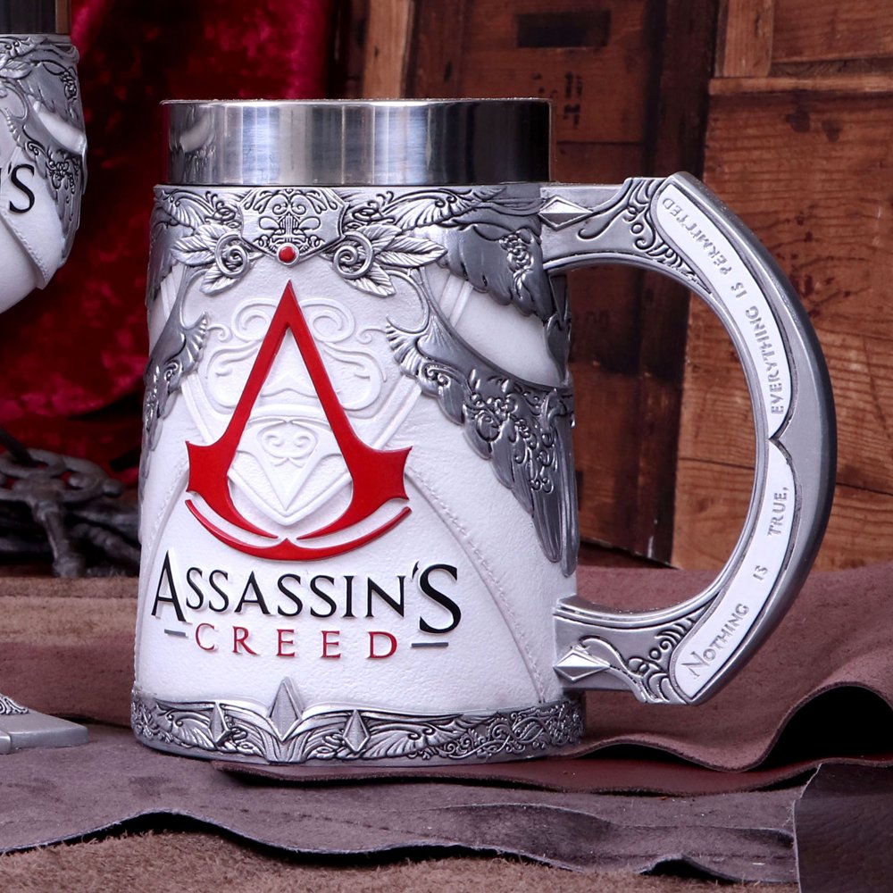 Assassin's Creed - The Creed White Collectable Resin Tankard (15.5cm) - Image 2